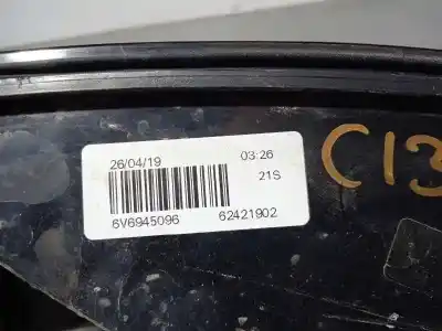 Автозапчастина б/у правий ліхтар для skoda fabia 1.0 mpi посилання на oem iam 6v6945096  