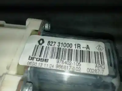 Автозапчастина б/у двиг скла задне ліво для renault laguna iii kte3/ kte30e 3.0 посилання на oem iam 827310001r  