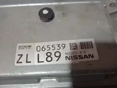 Second-hand car spare part ecu engine control for nissan note acenta oem iam references 065539l89 nec000818 065539l89