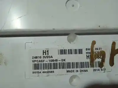 Second-hand car spare part dashboard for nissan note acenta oem iam references 248103vv0a 248103vv0a 