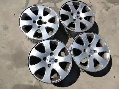 Pièce détachée automobile d'occasion jeu de jantes pour peugeot 307 (s1) xs références oem iam 6jx15 et27  