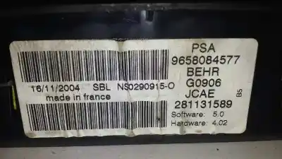 Second-hand car spare part climate control for citroen c4 coupe vtr plus oem iam references 9658084577  