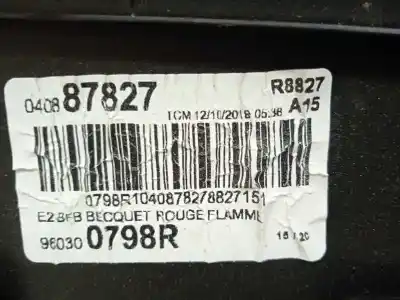 Piesă de schimb auto la mâna a doua spoiler spate pentru renault megane iv berlina 5p 1.3 tce referințe oem iam 960300798r  