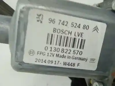 Second-hand car spare part passenger side right window regulator for citroen c4 cactus feel oem iam references 9674252480 2 pins 9810287480