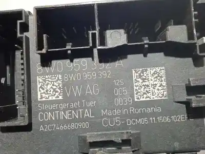 Second-hand car spare part electronic module for audi a4 berlina (8w2) advanced edition oem iam references  8w0959392a 