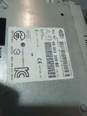 Second-hand car spare part gps navigation system for citroen c4 cactus feel oem iam references 9809335980  9809335980