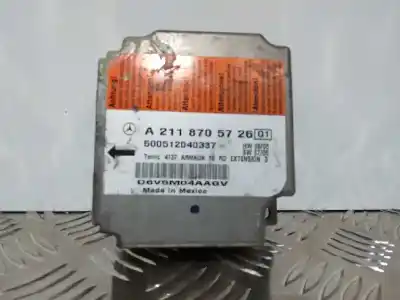Piesă de schimb auto la mâna a doua unitate de control airbag pentru mercedes-benz clase e (w211) berlina 3.0 cdi cat referințe oem iam a2118705726