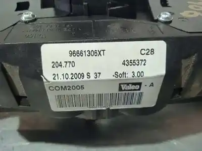 Second-hand car spare part multifunction switch for peugeot 207 confort oem iam references 96661306xt 96661306xt 
