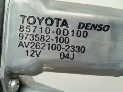 Автозапчастина б/у регулятор переднього правого скла для toyota yaris (ksp9/scp9/nlp9) básico посилання на oem iam 857100d100 5p 2 cables 973582100