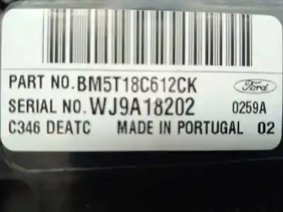 Peça sobressalente para automóvel em segunda mão comando de sofagem (chauffage / ar condicionado) por ford focus lim. (cb8) edition referências oem iam bm5t18c612ck  