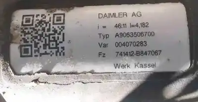 Peça sobressalente para automóvel em segunda mão diferencial traseiro por mercedes-benz sprinter ii james cook (906) 313 cdi classic referências oem iam 9063250712  