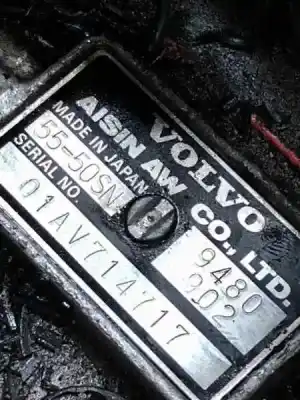 Second-hand car spare part gearbox for volvo s60 berlina 2.4 20v turbo cat oem iam references 9480902  