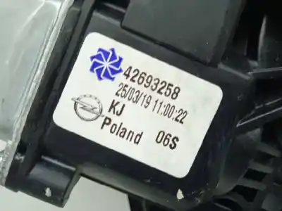 Автозапчастина б/у регулятор переднього правого скла для opel mokka x 120 aniversario start/stop посилання на oem iam 42693258 7 pins 42693258