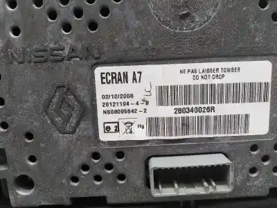 Pièce détachée automobile d'occasion écran multifonctions pour renault laguna coupe gt références oem iam 280340026r