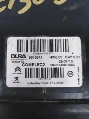 Pièce détachée automobile d'occasion boitier de commande boîte de vitesse automatique pour citroen c4 picasso intensive références oem iam 9805164380 95755f 9616641