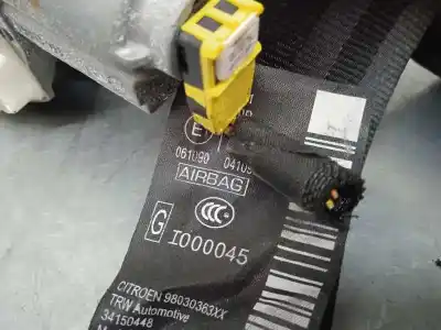 Second-hand car spare part airbag kit for citroen c3 live oem iam references 620504800  