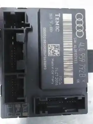 Second-hand car spare part comfort module for audi q7 (4l) 3.0 tdi oem iam references 4l0959792b  
