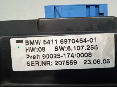 Peça sobressalente para automóvel em segunda mão comando de sofagem (chauffage / ar condicionado) por bmw serie 7 (e65/e66) 750i referências oem iam 64116970454 6411697045401 6970454