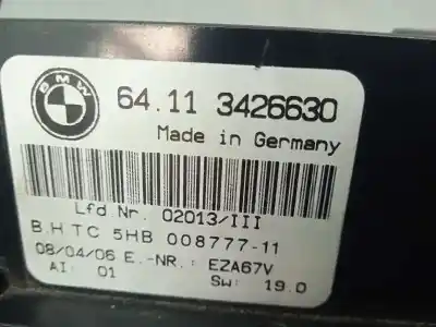 Peça sobressalente para automóvel em segunda mão comando de sofagem (chauffage / ar condicionado) por bmw x3 (e83) 2.0d referências oem iam 64113426630  