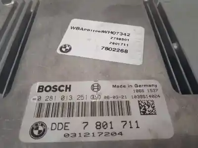 Second-hand car spare part ecu engine control for bmw x3 (e83) 2.0d oem iam references 7801711  0281013251