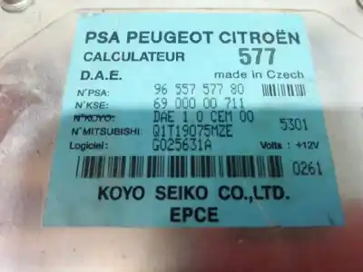 Second-hand car spare part steering control unit for citroen c3 1.4 oem iam references 9655757780  