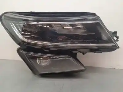 Second-hand car spare part right headlight for skoda kodiaq sportline oem iam references 566941016f  566941016h