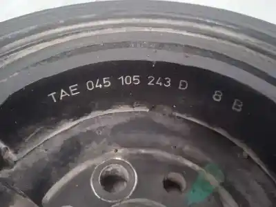 Peça sobressalente para automóvel em segunda mão polia do virabrequim por seat ibiza iii (6l1) 1.4 tdi referências oem iam 045105243d 6 canales 045105243c