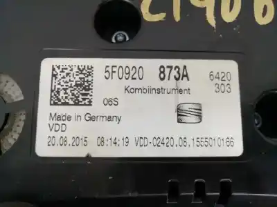 Автозапчастина б/у панель інструментів для seat leon st (5f8) reference plus посилання на oem iam   