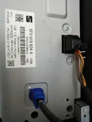Автозапчастина б/у gps навігаційна система для seat leon st (5f8) reference plus посилання на oem iam 5f0919604a  