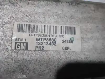 Second-hand car spare part intercooler for opel astra gtc cosmo oem iam references 13213402  wtp8630