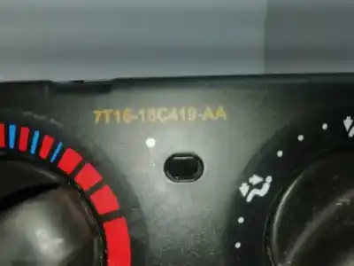 Peça sobressalente para automóvel em segunda mão comando de sofagem (chauffage / ar condicionado)  por ford transit connect (tc7) 1.8 tdci cat referências oem iam 7t1618c419aa  