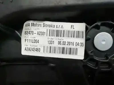 Second-hand car spare part driver left window regulator for kia cee´d business oem iam references 82470a2301  82450a2010 Second-hand car spare part driver left window regulator for kia cee´d business oem iam references 82470a2301  82450a2010
