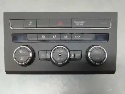 Peça sobressalente para automóvel em segunda mão comando de sofagem (chauffage / ar condicionado) por seat leon st (5f8) reference plus referências oem iam 5f0907044h