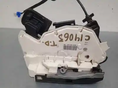Автозапчастина б/у замок заднього правого дверя для seat leon st (5f8) reference plus посилання на oem iam 5k4839016q 7 pins 5k4839016af