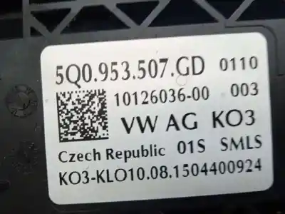 Автозапчасти б/у многофункциональное управление за seat leon st (5f8) reference plus ссылки oem iam 5q0953507gd  