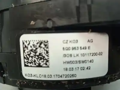 Автозапчастина б/у кільце піддушки безопасности для seat leon st (5f8) reference plus посилання на oem iam 5q0953549e  