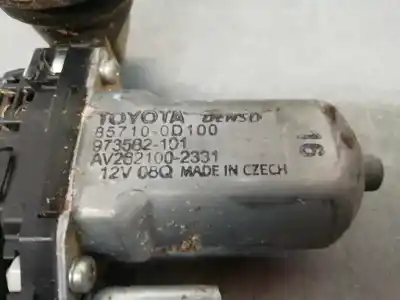 Автозапчасти б/у регулятор стекла переднего правого за toyota auris (_e15_) 1.4 d-4d (nde150_) ссылки oem iam 857100d100 5p 6 pins 