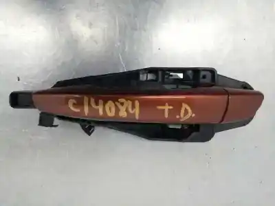 Second-hand car spare part exterior left rear door handle for peugeot 3008 style oem iam references 1609240780