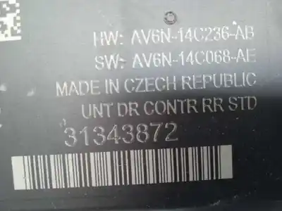 Second-hand car spare part electronic module for volvo v40 kinetic oem iam references 31343872  