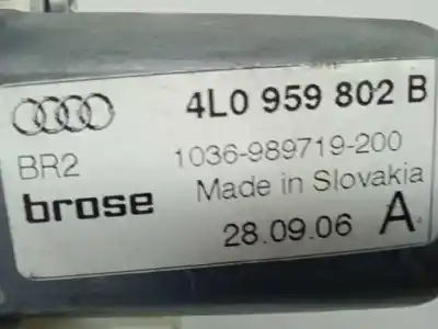 Автозапчастина б/у двигатель заднього правого скла для audi q7 (4l) 3.0 tdi посилання на oem iam 4l0959802b 6 pins 989719200