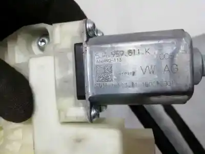 Second-hand car spare part driver left window regulator for skoda fabia (5j2) (2007->) 1.6 ambition [1.6 ltr. - 66 kw tdi] oem iam references 5ja959811k 5 p 5 pin 
