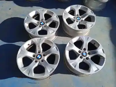 Peça sobressalente para automóvel em segunda mão jogo de jantes por bmw x1 (e84) 2.0 turbodiesel cat referências oem iam 71/2jx17 eh2