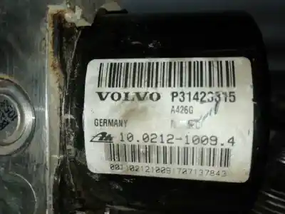 Peça sobressalente para automóvel em segunda mão abs por volvo v40 (2012->) 2.0 inscription [2.0 ltr. - 140 kw diesel cat] referências oem iam 31423315 28561140313 10062238921
