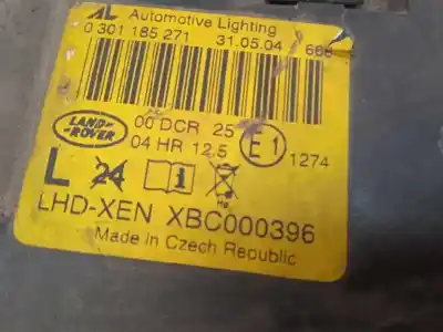 Second-hand car spare part left headlight for land rover range rover (lm) td6 hse oem iam references xbc000396  0301185271