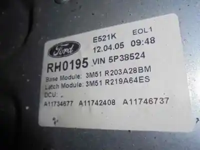 Автозапчастина б/у регулятор переднього правого скла для ford focus c-max (cap) ambiente (d) посилання на oem iam 3m51r203a28bm  