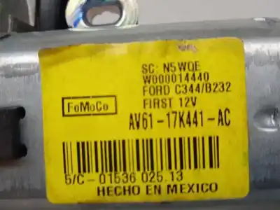 Pezzo di ricambio per auto di seconda mano motore tergicristallo posteriore per ford c-max titanium riferimenti oem iam av6117k441ac 3 pins w000014440