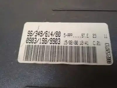 Peça sobressalente para automóvel em segunda mão quadrante por peugeot 206 berlina xs referências oem iam 9634961480  
