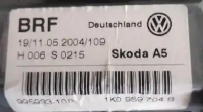 Second-hand car spare part rear right window motor for skoda octavia berlina (1z3) active oem iam references 1k0959704b