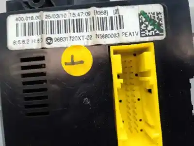 Peça sobressalente para automóvel em segunda mão comando de sofagem (chauffage / ar condicionado) por citroen c3 sx referências oem iam 96831720xt  