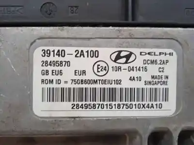 Pièce détachée automobile d'occasion calculateur moteur ecu pour hyundai i20 basis blue références oem iam 391402a100  28495870